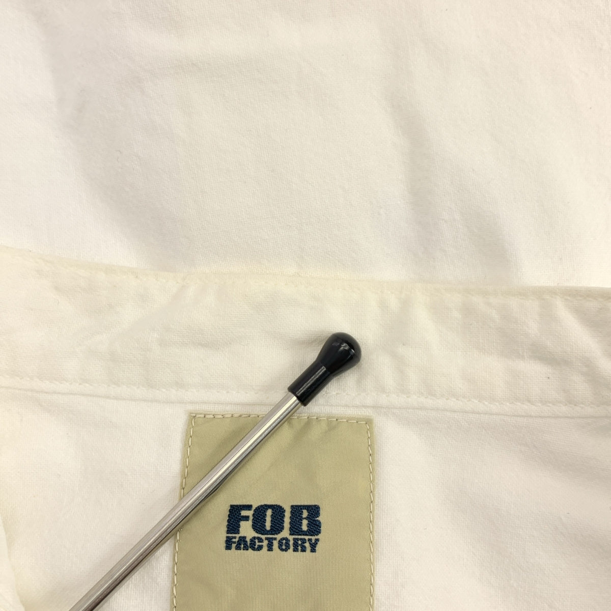 FOB FACTORY / エフオービーファクトリー | コットン バンドカラー シャツ | S | メンズ