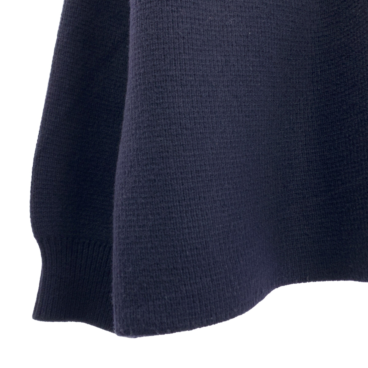 [近全新] N.HOOLYWOOD | 2023 秋冬系列 | COMPILE 羊毛寬鬆針織毛衣 | 40碼 | 深海軍藍 | 男款