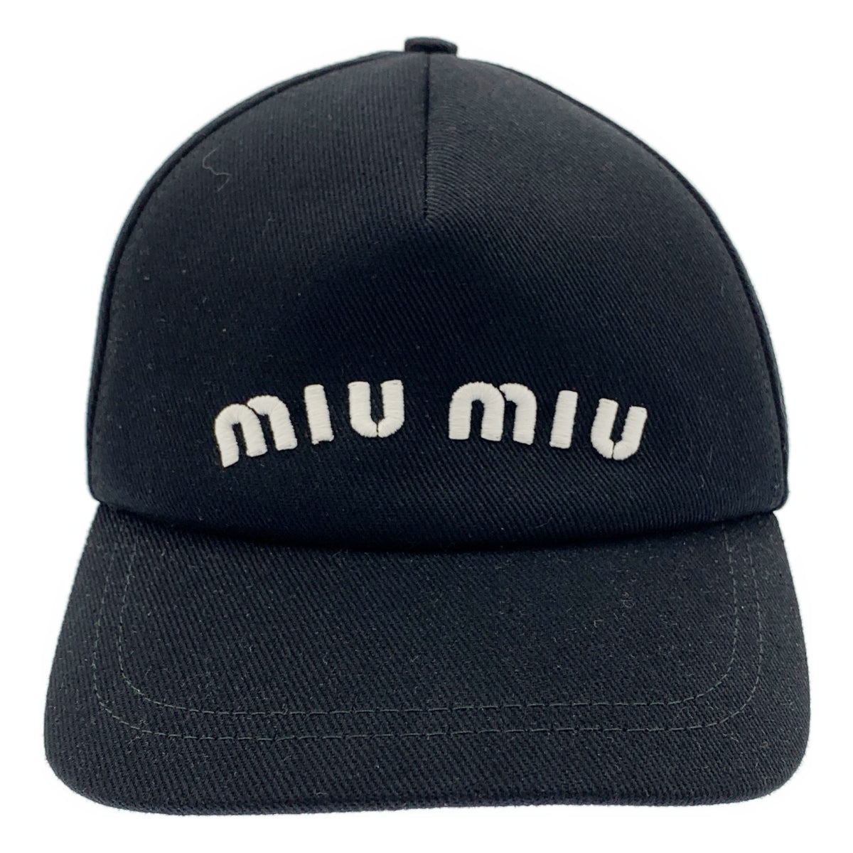 miu miu / ミュウミュウ | 2023SS | ドリル ロゴ ベースボール キャップ | M | その他