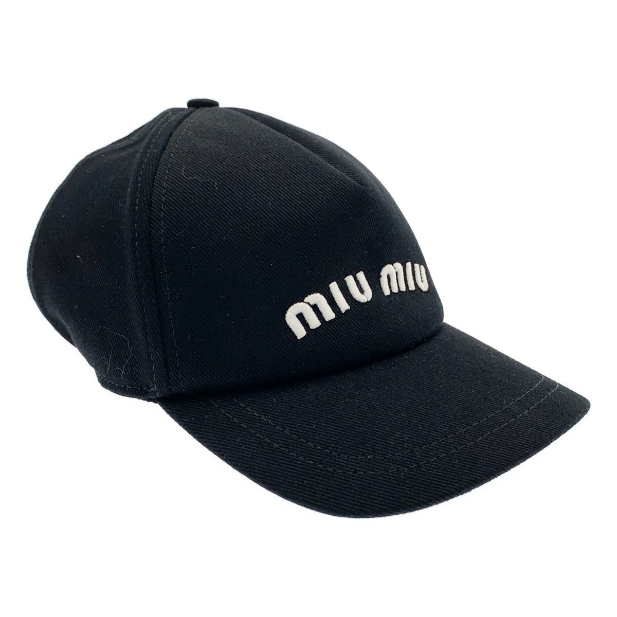 miu miu / ミュウミュウ | 2023SS | ドリル ロゴ ベースボール キャップ | M | その他