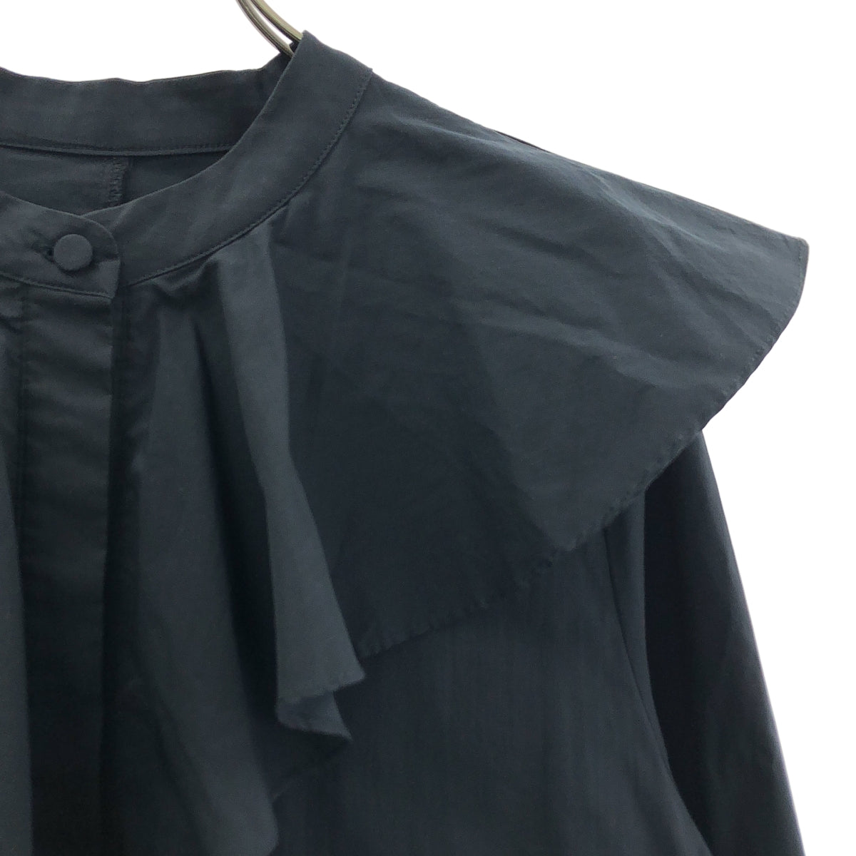 MACHATT / マチャット | ラッフルカラー シャツ ドレス ワンピース | F | レディース