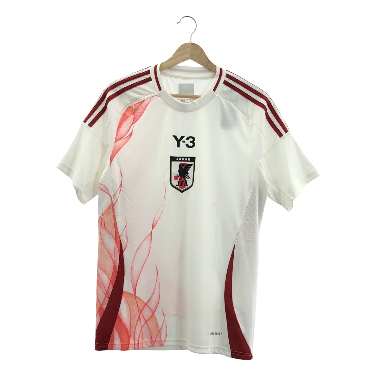 [新品] Y-3 | 2024 秋冬 | 日本國家隊 2024 客場隊服復刻版比賽球衣 | M 碼 | 白色 | 男款