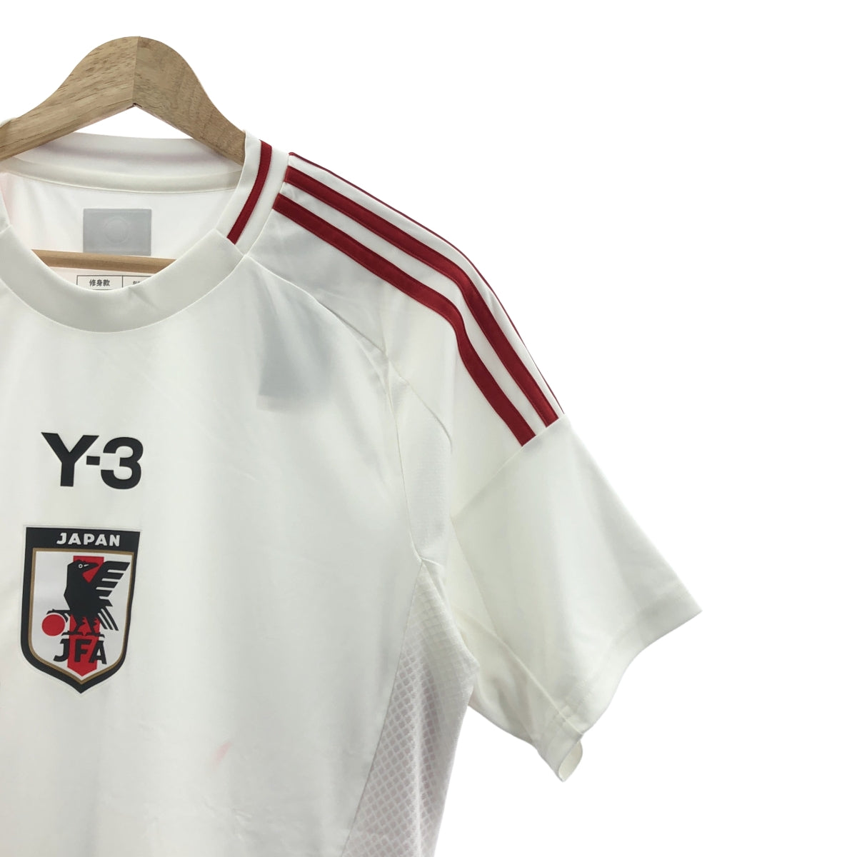 [新品] Y-3 | 2024 秋冬 | 日本國家隊 2024 客場隊服復刻版比賽球衣 | M 碼 | 白色 | 男款