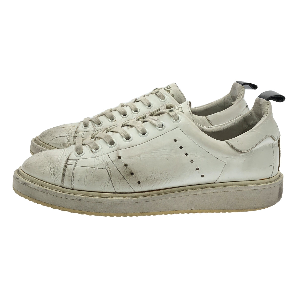 GOLDEN GOOSE | STARTER Distressed Leather Sneakers | Size 37 | Women's