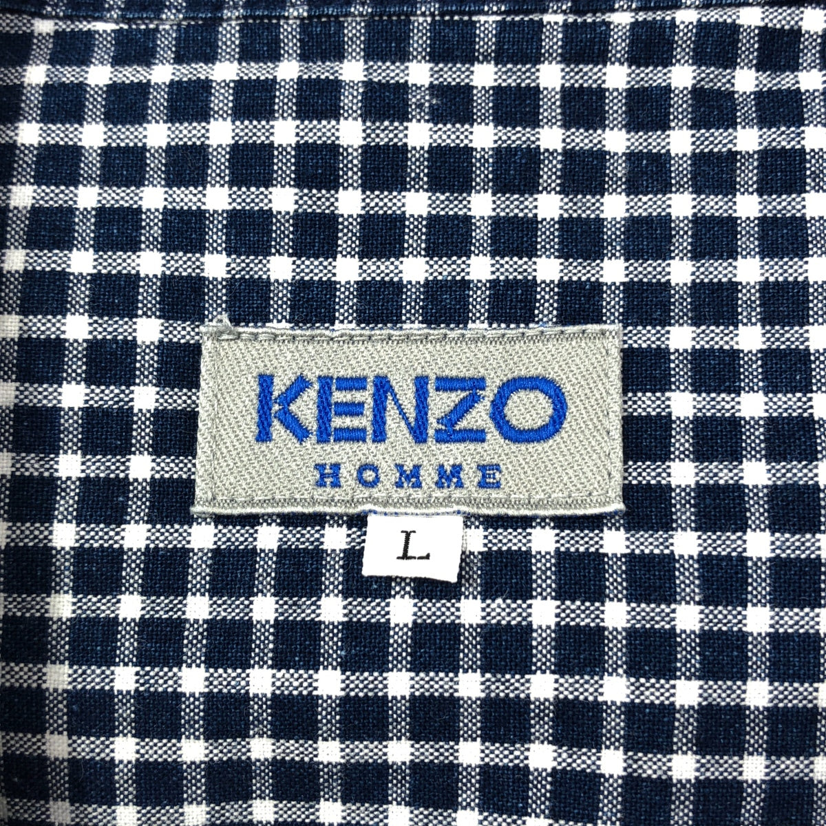 KENZO HOMME | 1990s~ Open collar overshirt | L | Men's