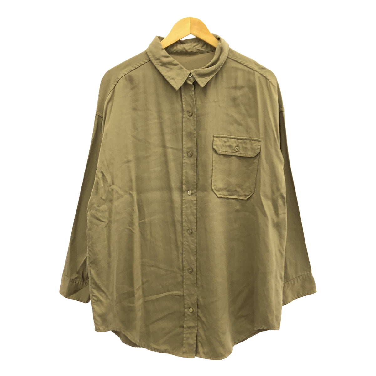 Plage / プラージュ | Military wash ミリタリーシャツ | F | カーキ | レディース