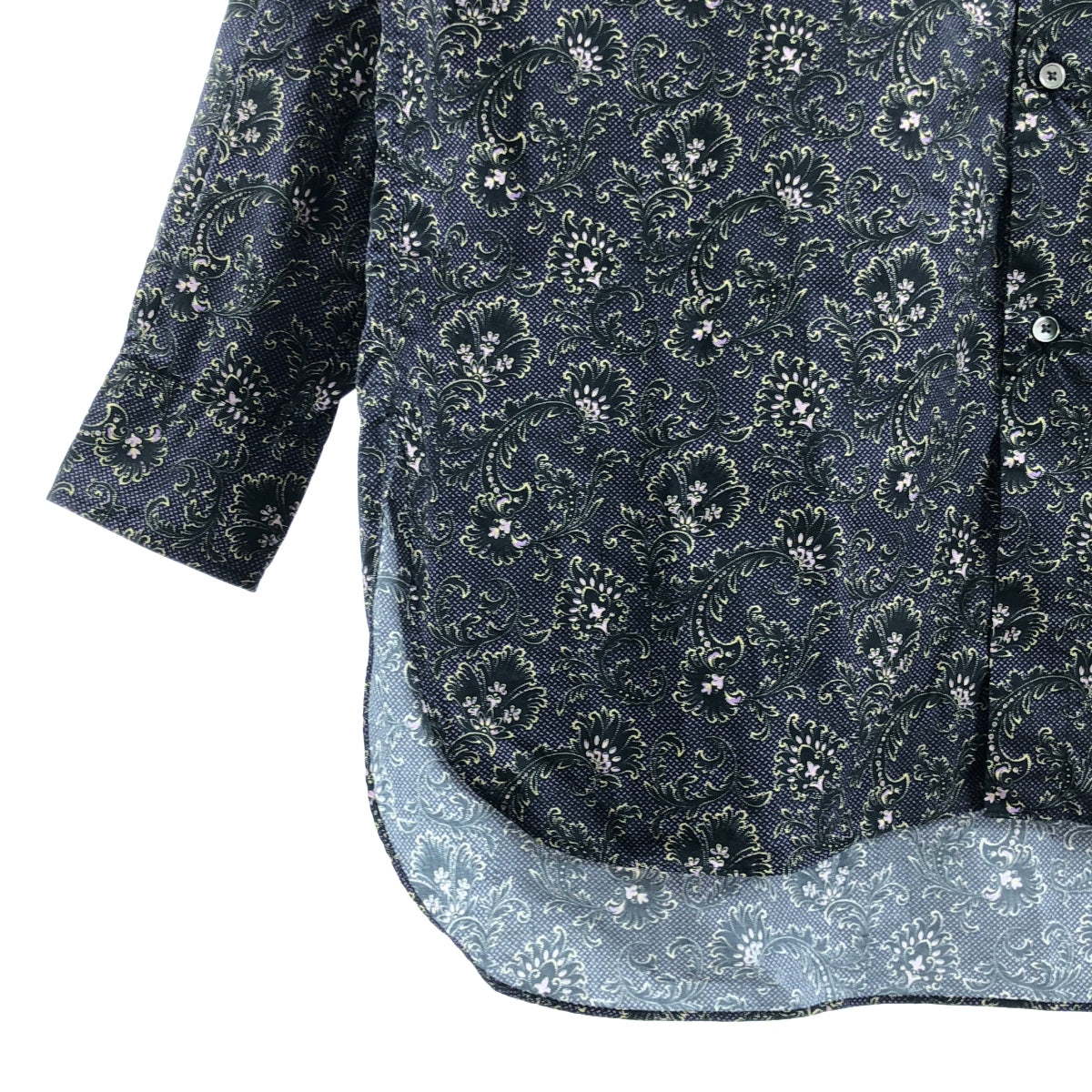 HEUGN / 유겐 | 2022AW | Print James / 총무늬 코튼 플라워 프린트 레귤러 컬러 셔츠 | 1 |