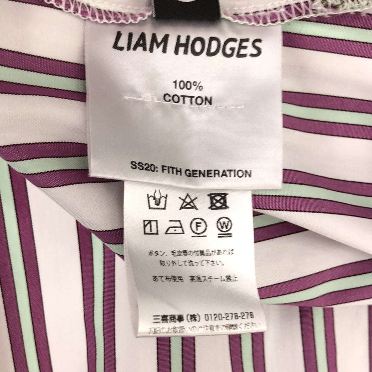 LIAM HODGES / リアムホッジス | 2020SS | ストライプ パネル切替 ...
