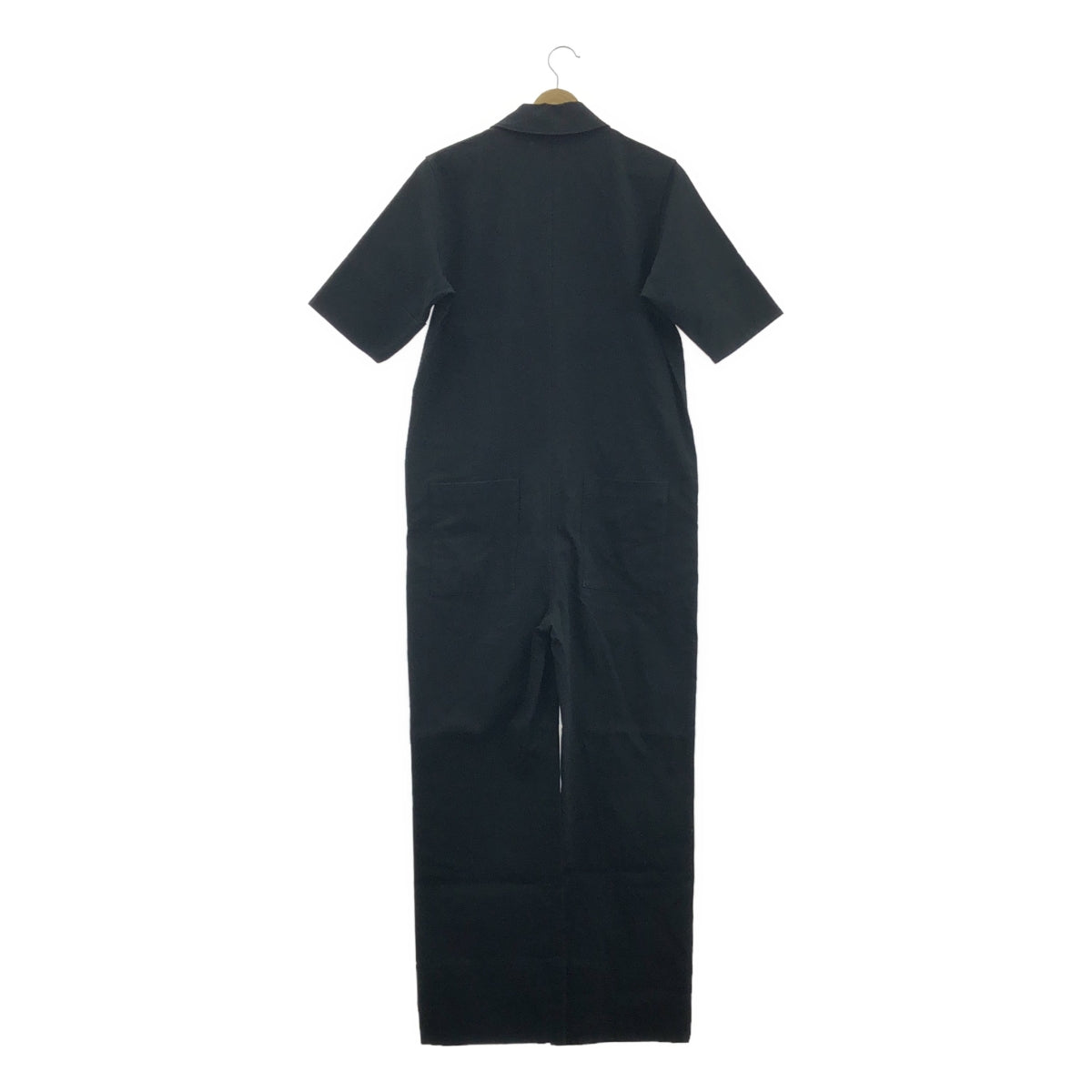 BACCA / バッカ | コットン オールインワン パンツ | ブラック | レディース