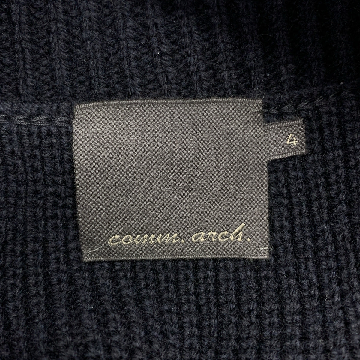 comm.arch. / コムアーチ | ウール リブ ハイネック ニット | 4 | メンズ