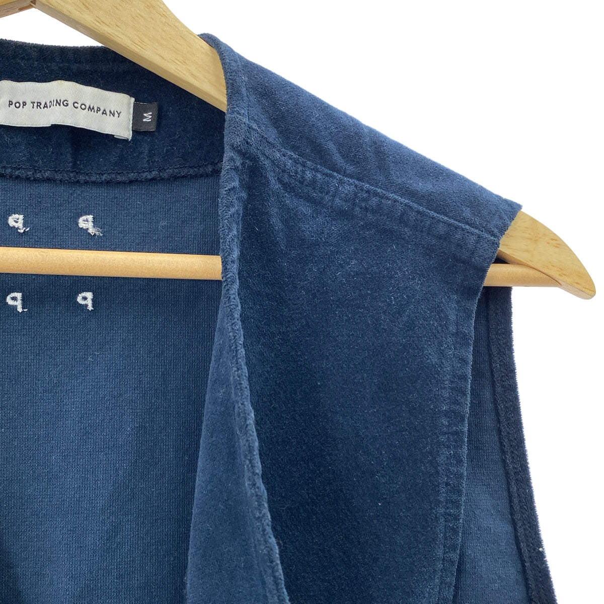POP TRADING COMPANY | WIZARD VEST 標誌刺繡拉鍊背心 | M 碼 | 男款