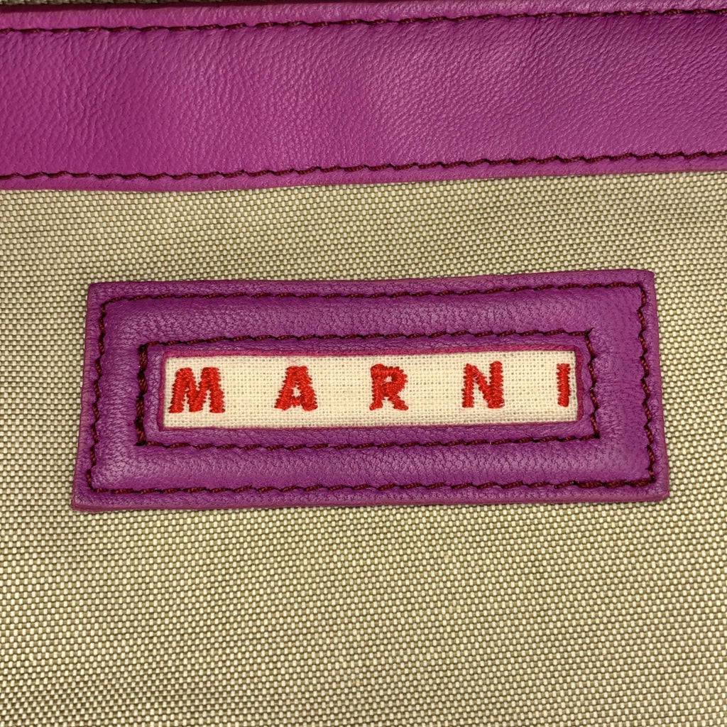 MARNI / マルニ | レザー ハンドバッグ |