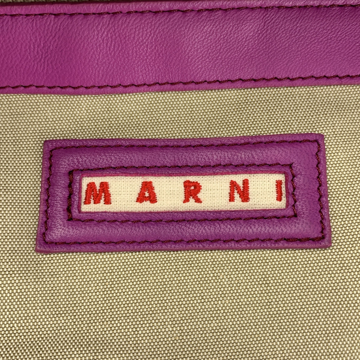 MARNI / マルニ | レザー ハンドバッグ |
