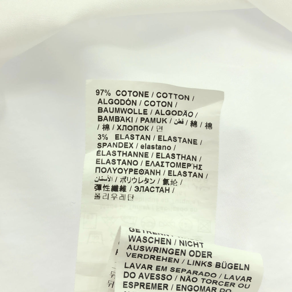 MOSCHINO | 心型刺繡褶袖襯衫 | 38 | 白色/黑色 | 女款