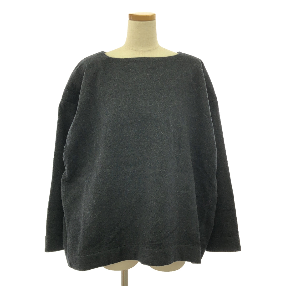太好了 | THE POTTER TOP 寬套頭衫 | M |黑色 |女性的