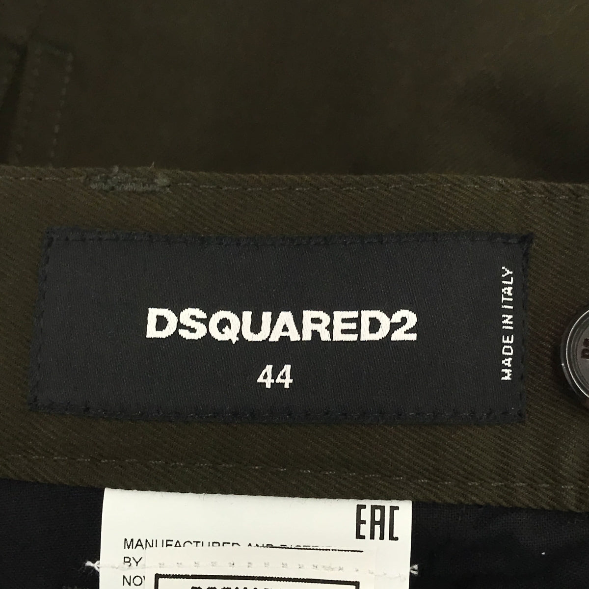 [Good Condition] DSQUARED2 / Dsquared | 2020SS | Double Adjuster Military Shorts | 44 | Olive | Men's