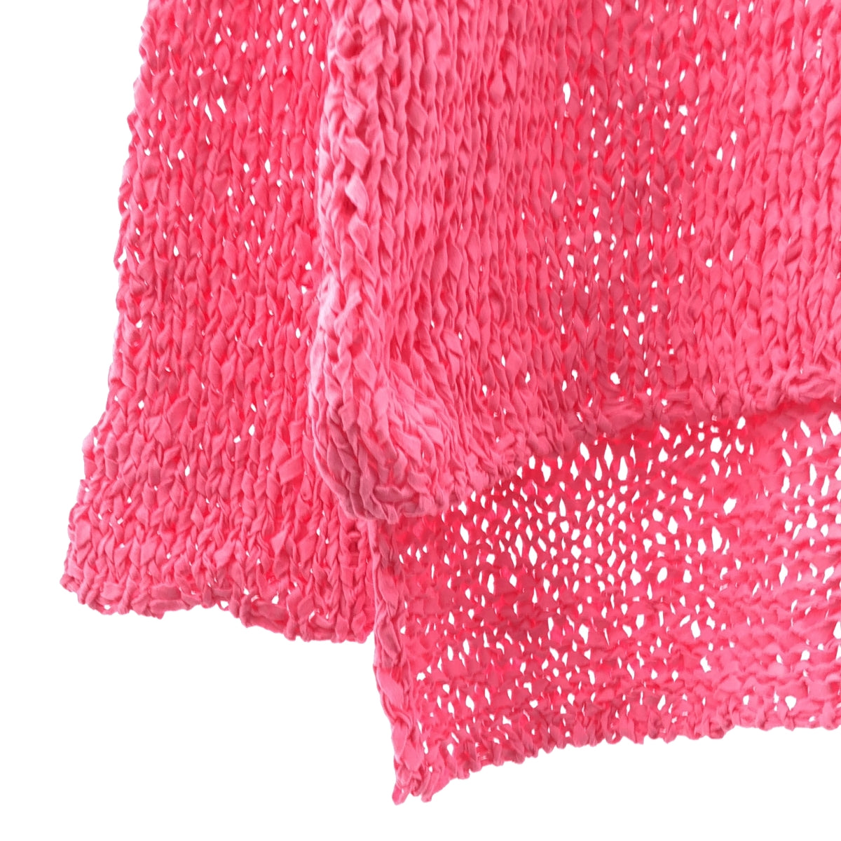 [新品] COMME des GARÇONS HOMME PLUS | 2025SS / AD2024 | 棉質細紗針織衫 | M碼 | 粉紅色 | 男款