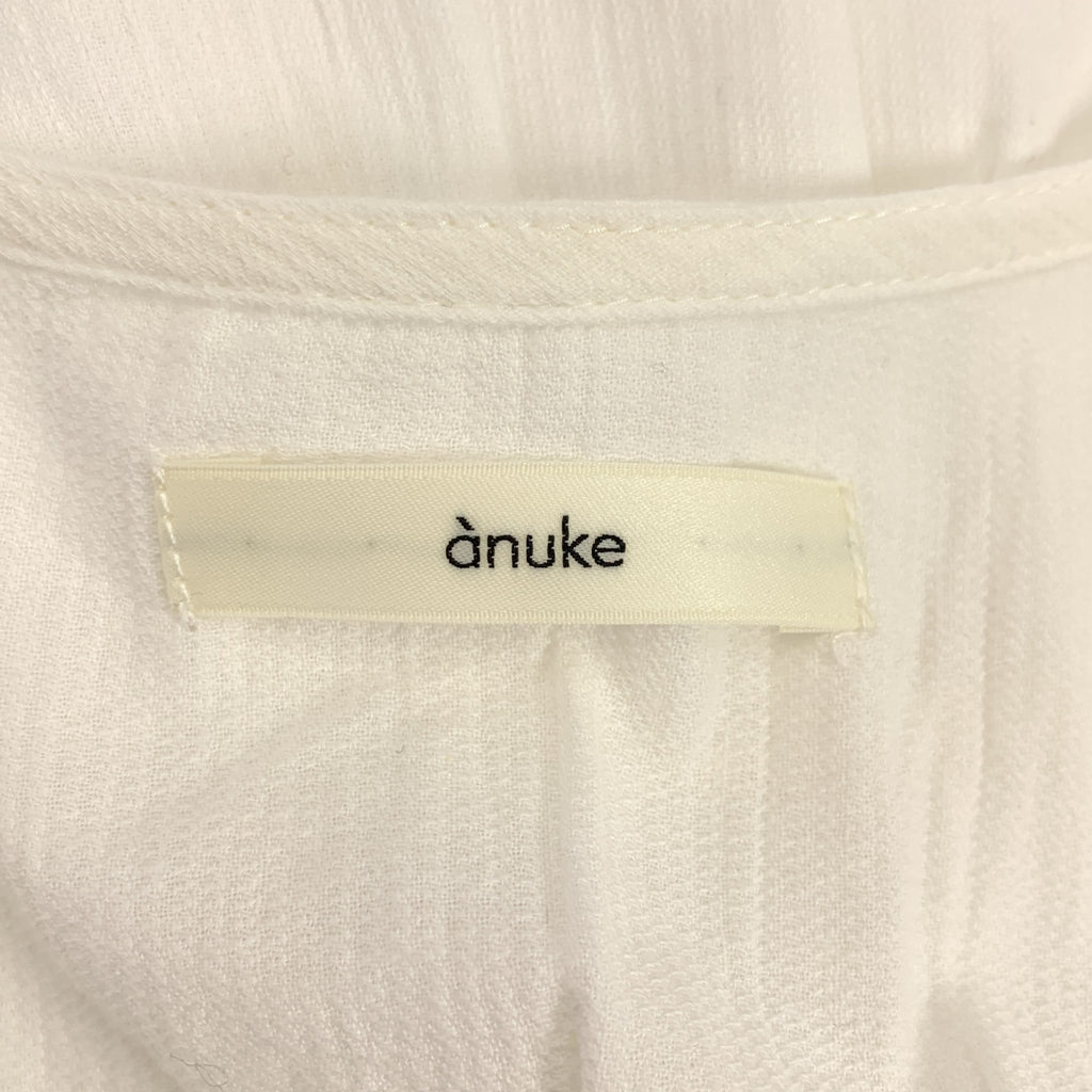 anuke / 안누크 | Vneck lace blouse 코튼 레이스 블라우스 셔츠 | F | 여성