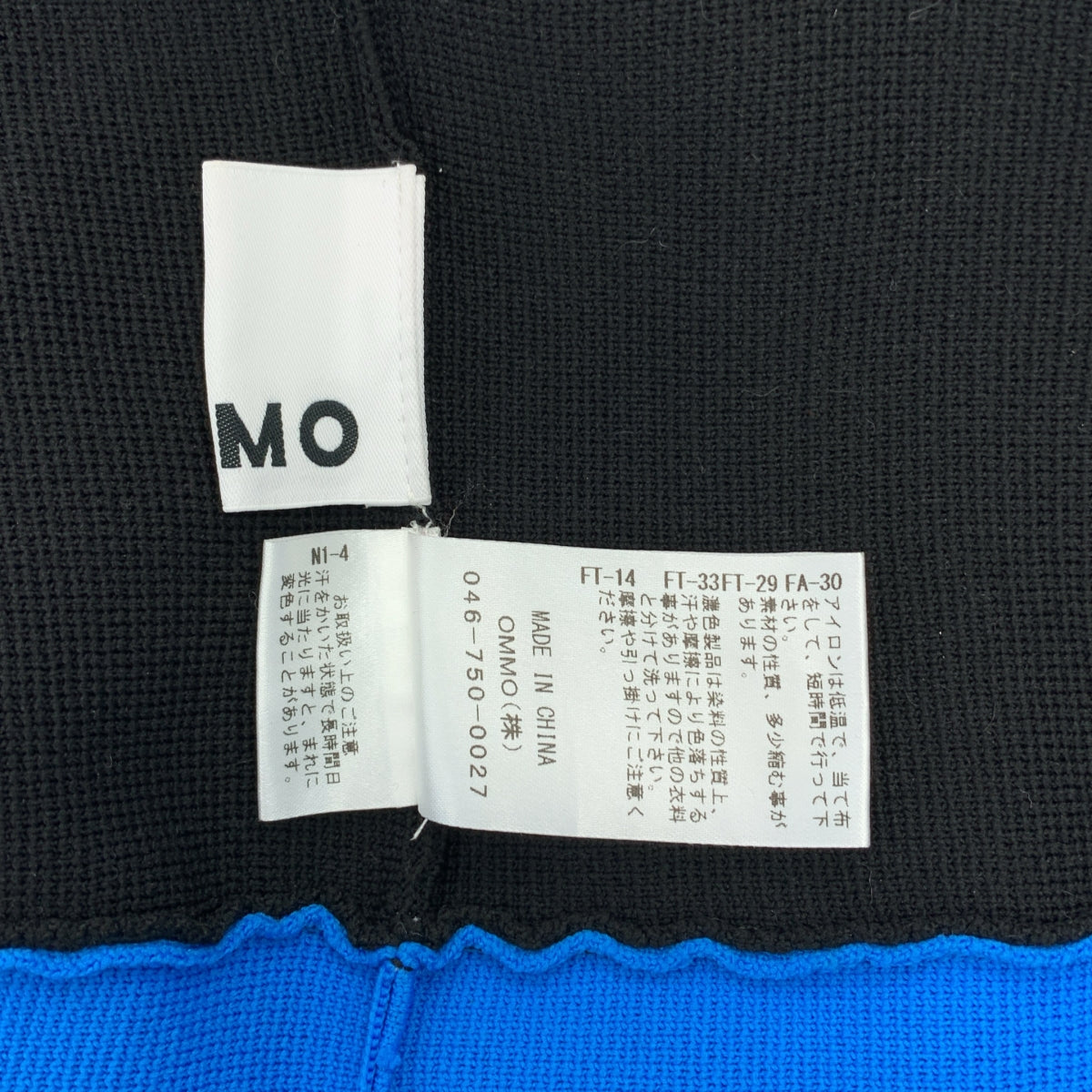 OMMO / オーエムエムオー | TENT LINE KNIT OP バイカラー ニット ワンピース | F | レディース