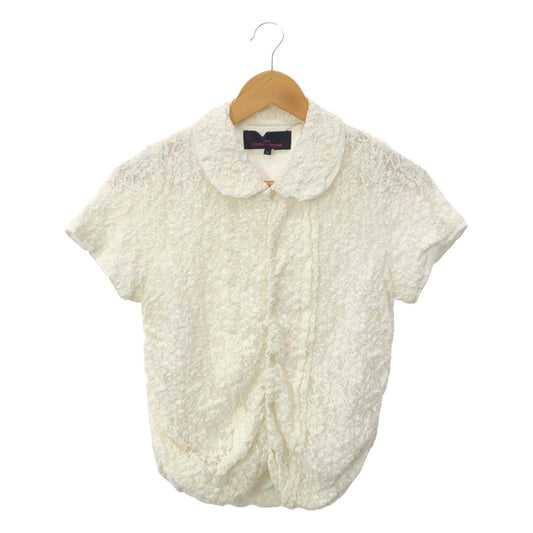 tricot COMME des GARCONS | 2014SS | All-lace round-neck short-sleeve blouse | S | Women's