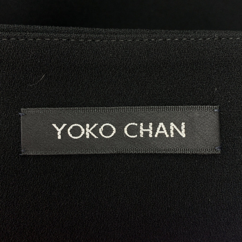 YOKO CHAN / ヨーコチャン | トリアセテート サイドジップ スカート | 38 | ブラック | レディース