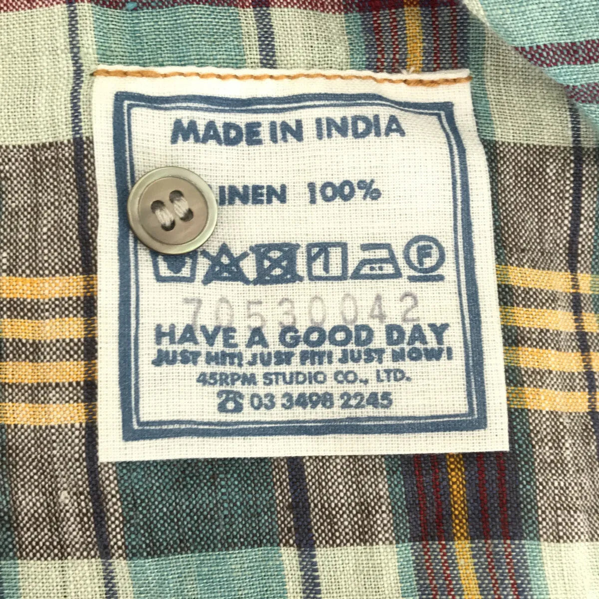 45r / 포티파이브얼 | 인도리넨 프릴 카슈쿠르 블라우스 | 그린 시스템 | 여성