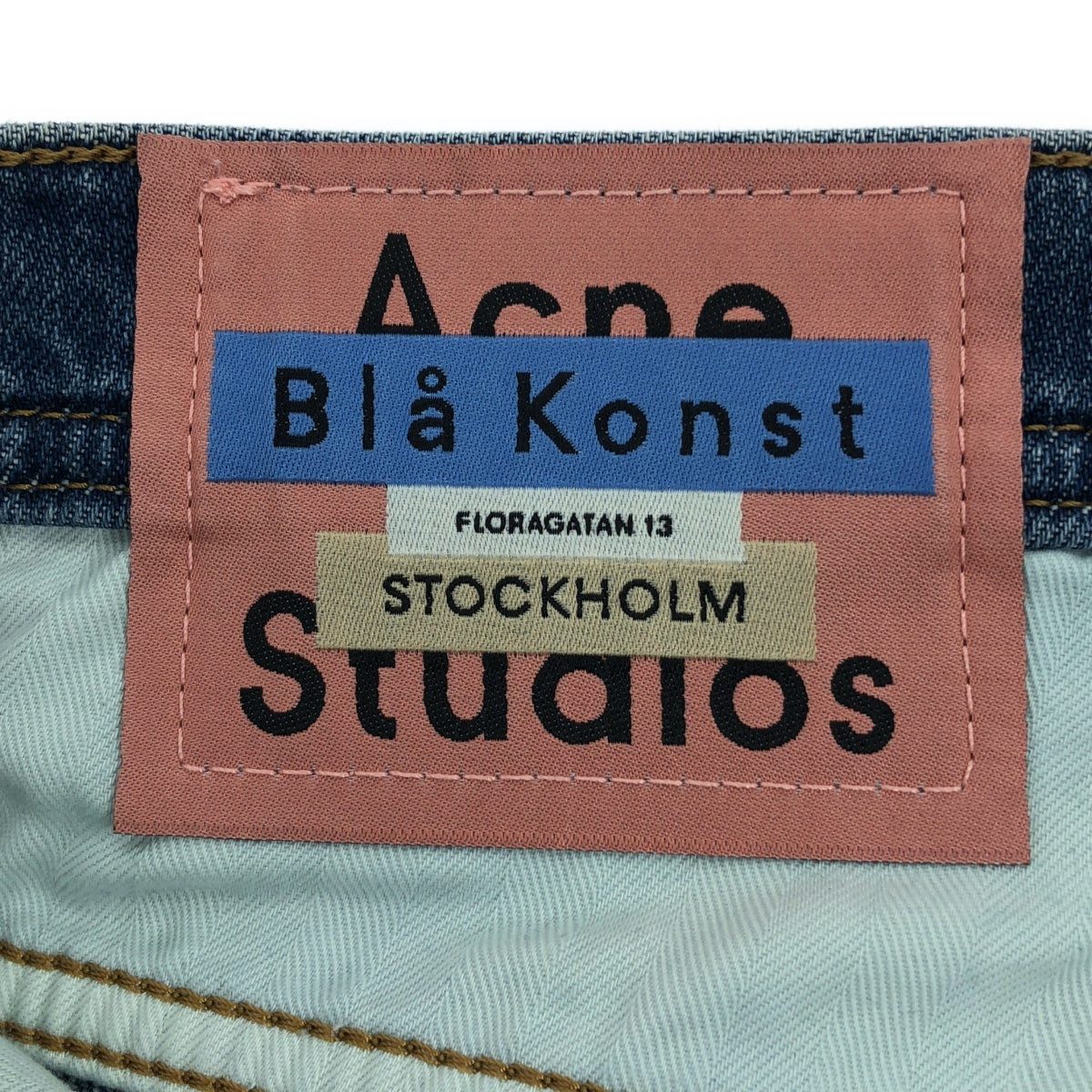Acne Studios | RIVER MID BLUE Slim Tapered Fit Denim Pants | 32 | Men's