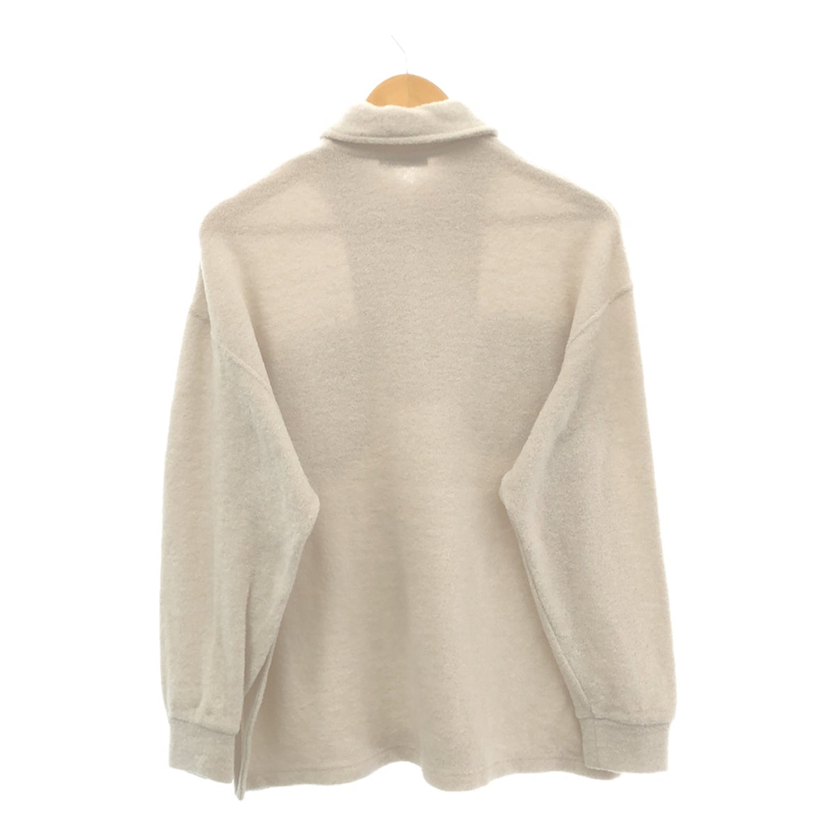 CLANE / クラネ | WOOL RING JERSEY HALF ZIP TOPS ウールリング ジャージー ハーフジップトップス | 1 |  レディース