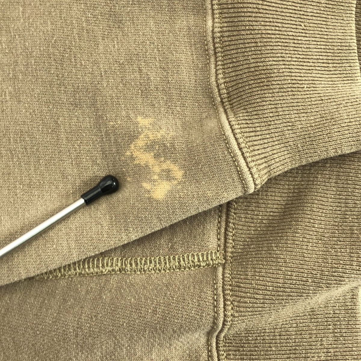 REMI RELIEF / レミレリーフ | コットン フーデット トレーナー | F | カーキ | レディース