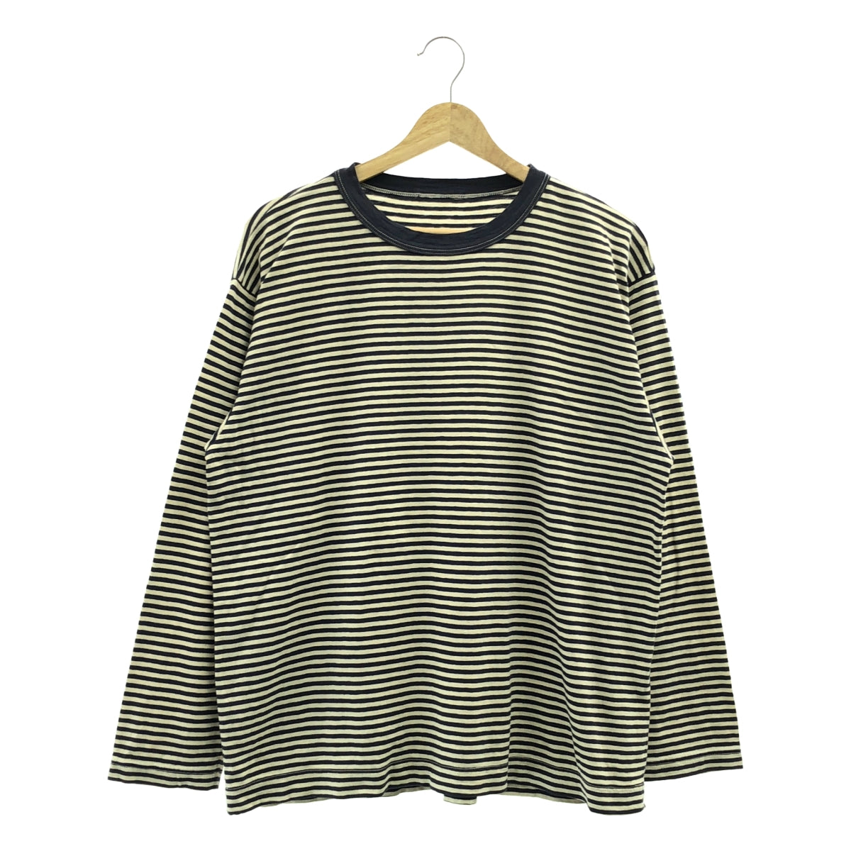 45r / Forty-Five R | 棉質條紋後袋T卹 | 2碼 | 女款