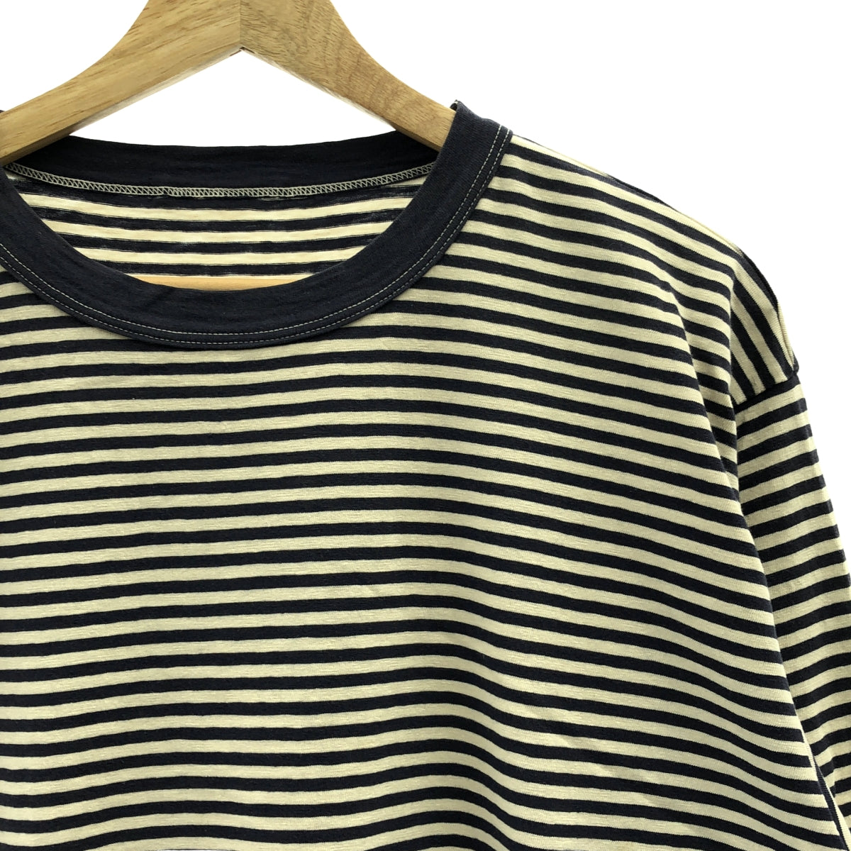 45r / Forty-Five R | 棉質條紋後袋T卹 | 2碼 | 女款