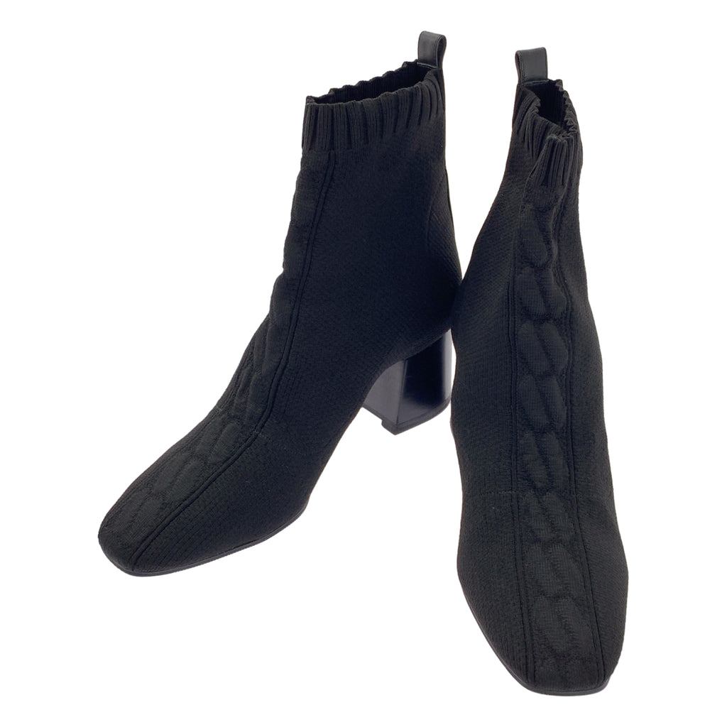 HERMES / エルメス | ジェナ 60 / ニット ショートブーツ | 37 | レディース