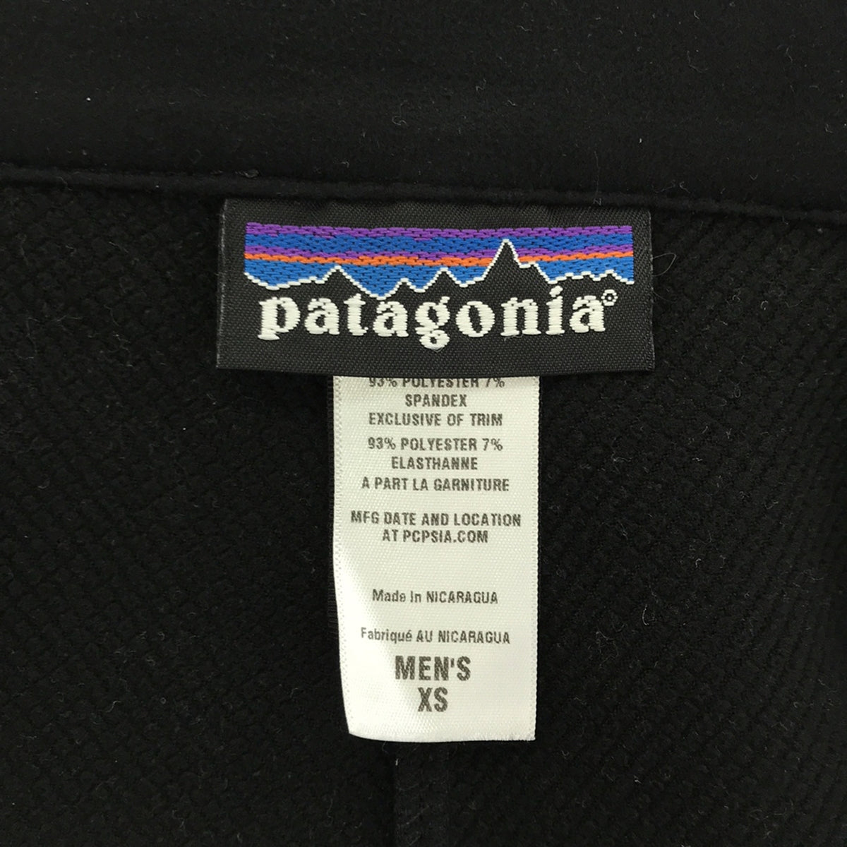 Patagonia / 파타고니아 | Adze Jacket 폴라텍 소프트 쉘 애즈 재킷 | XS | 블랙 | 남성