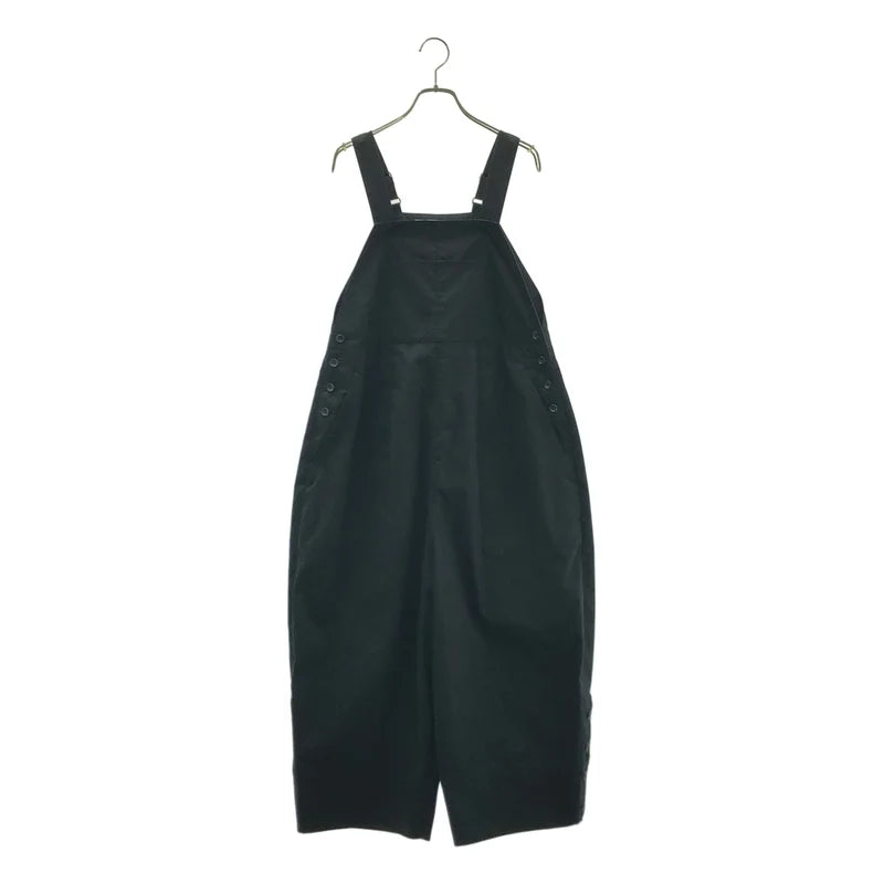 TENNE HANDCRAFTED MODERN / 텐 핸드크래프티드 모던 | 밑단 버튼 슬릿 와이드 멜빵 올인원 | F | 여성