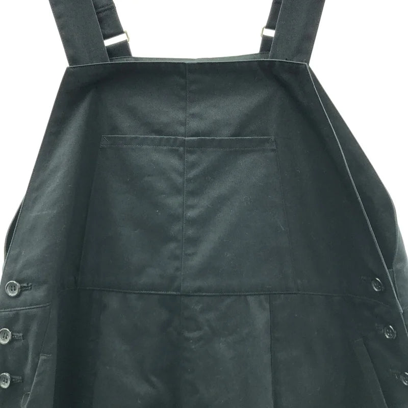 TENNE HANDCRAFTED MODERN / 텐 핸드크래프티드 모던 | 밑단 버튼 슬릿 와이드 멜빵 올인원 | F | 여성