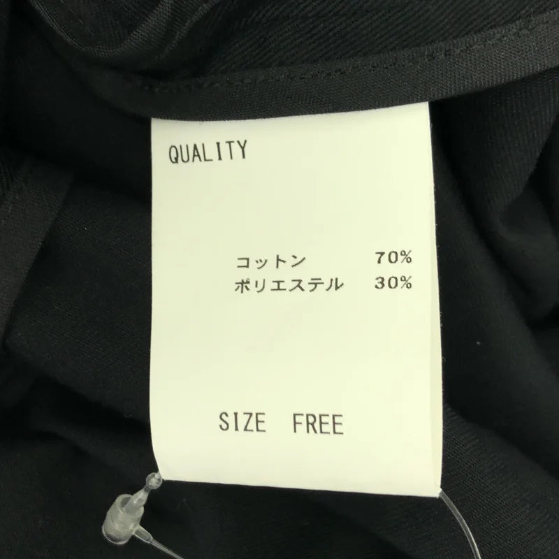 TENNE HANDCRAFTED MODERN / 텐 핸드크래프티드 모던 | 밑단 버튼 슬릿 와이드 멜빵 올인원 | F | 여성