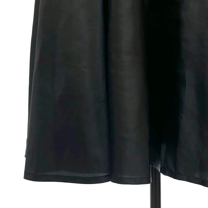 noir kei ninomiya / ノワールケイニノミヤ | 2024AW | ポリエステル フリル装飾 ギャザー ボリューム ドレス ワンピース ジャンバースカート | M | レディース