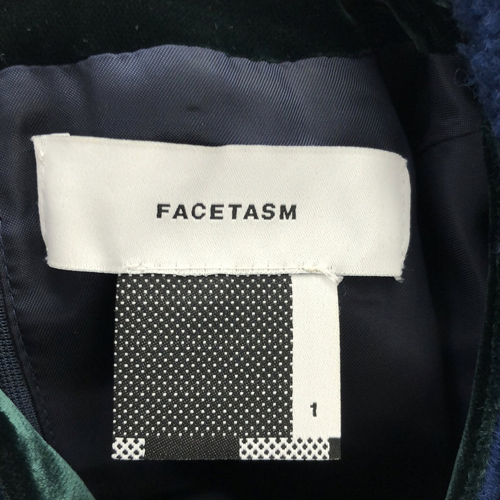 FACETASM | Boa 繫帶套頭洋裝 | 1 |海軍 |女性的