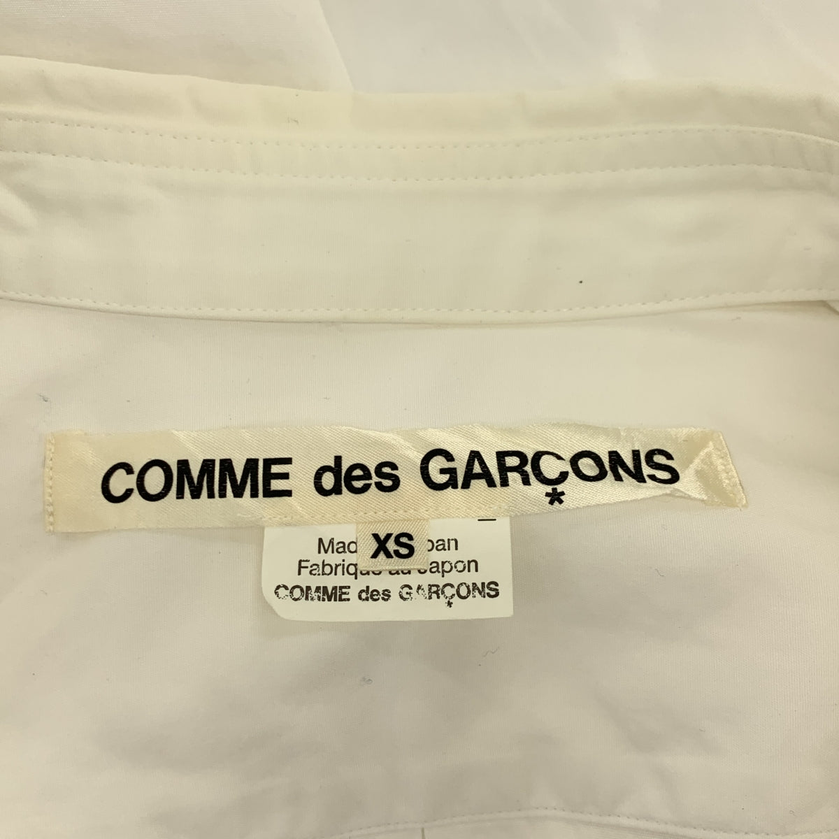 COMME des GARÇONS | 2019 秋冬 | 不對稱荷葉邊裝飾鏤空寬袖襯衫/女式襯衫 | XS | 女款