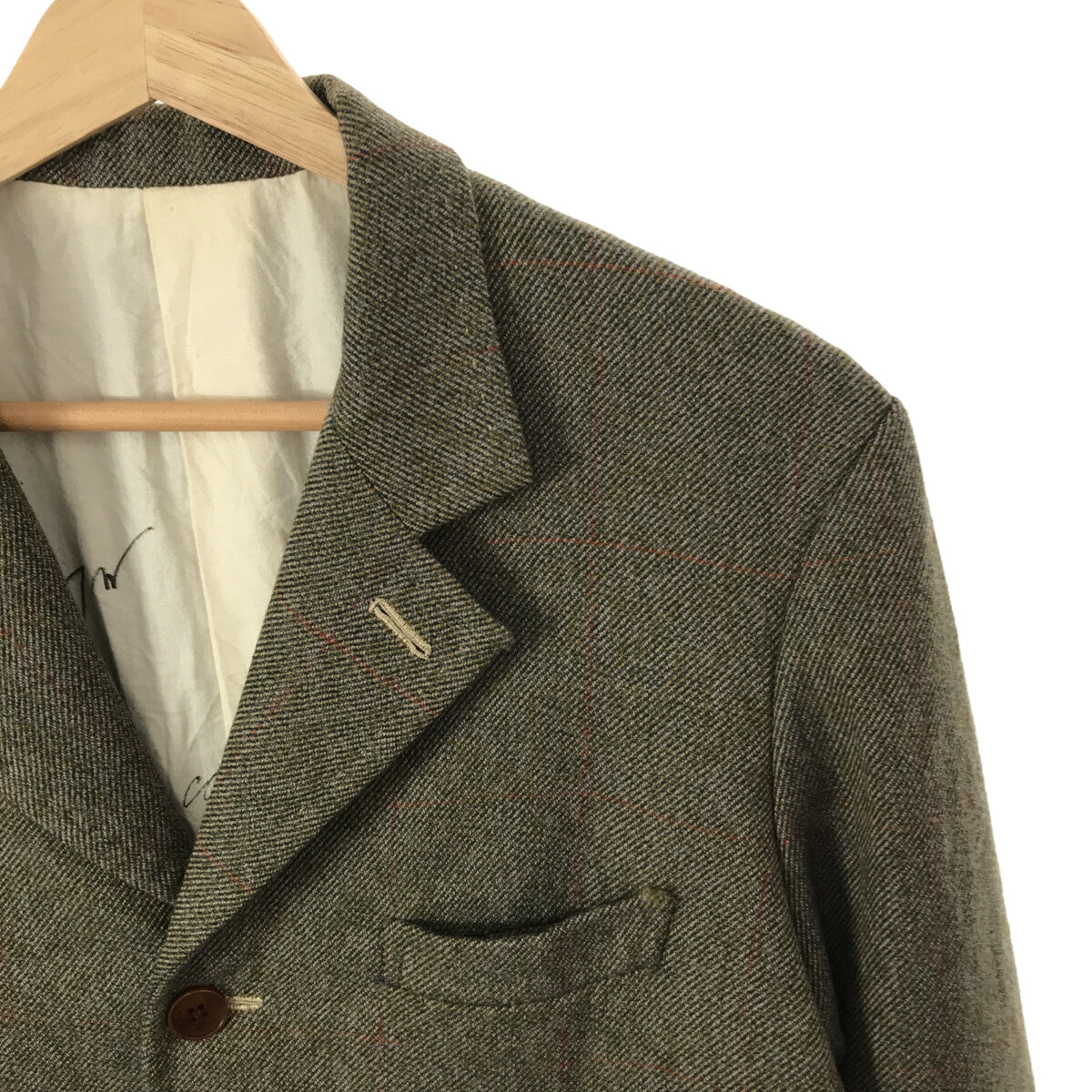 The crooked Tailor / ザクルーキッドテーラー | bateman ogden glen hunt / change pocket jacket  / ツイードジャケット | 46 | グリーン系 | メンズ