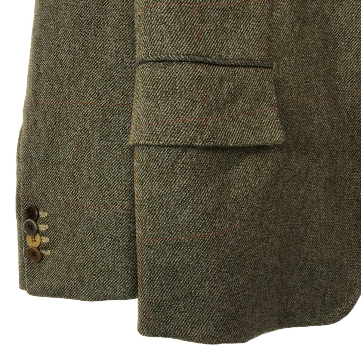 The Crooked Tailor / The Crooked Tailor | Bateman Ogden Glen Hunt / Change Pocket Jacket / Tweed Jacket | 46 | Green | Men's