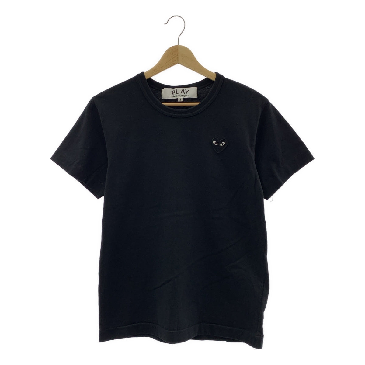 PLAY COMME des GARCONS / 플레이콤 데 갤슨 | 2023 | 하트로고 패치 크루넥 티셔츠 컷소우 |