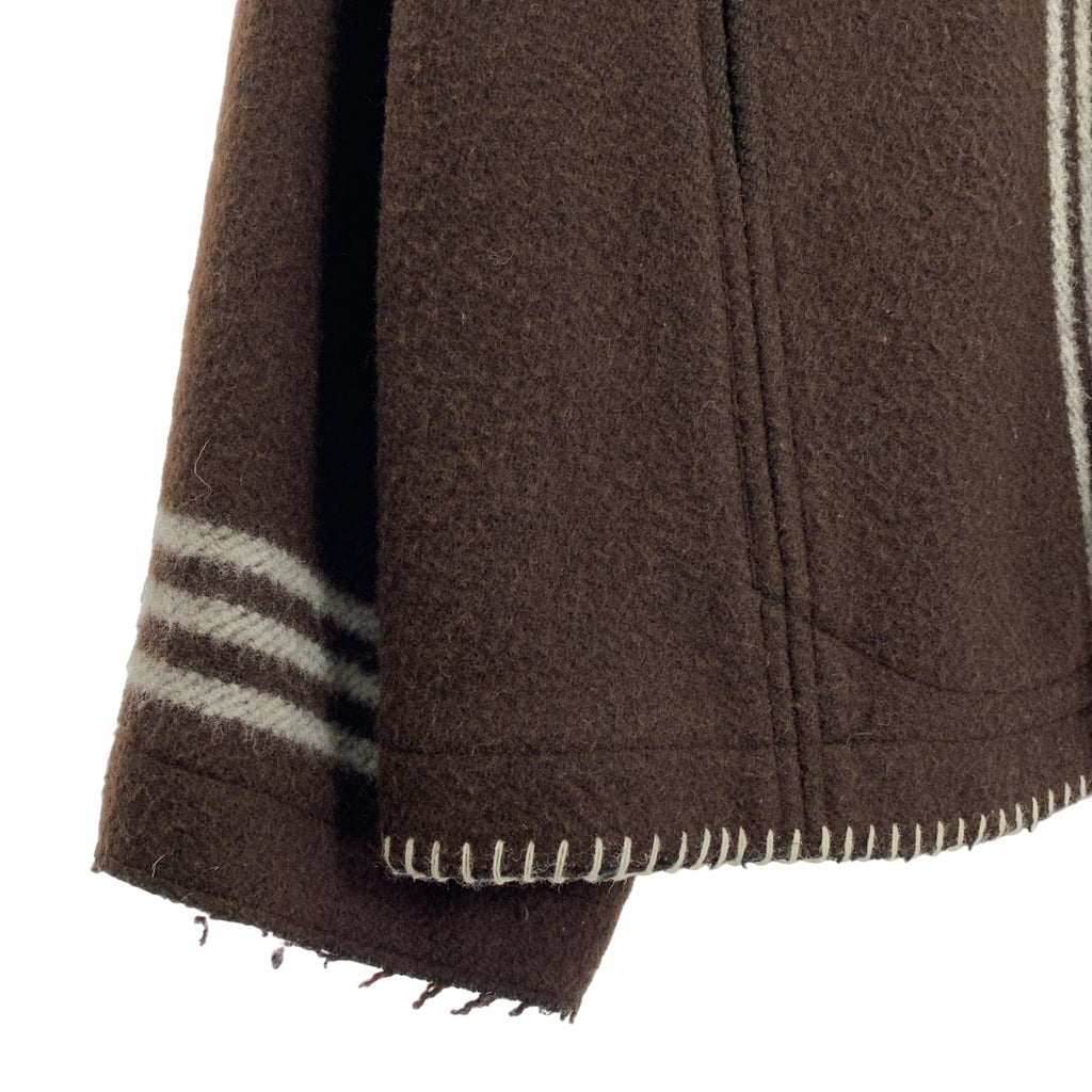 3MAN / スリーマン | 2021AW | BLANKET JACKET ウール ブランケット ステッチ ジャケット | M | メンズ