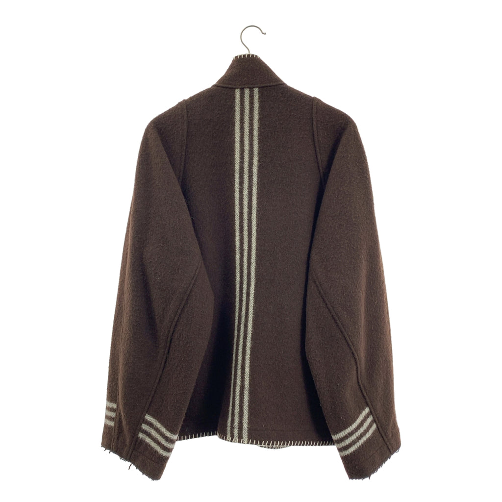 3MAN / スリーマン | 2021AW | BLANKET JACKET ウール ブランケット ステッチ ジャケット | M | メンズ