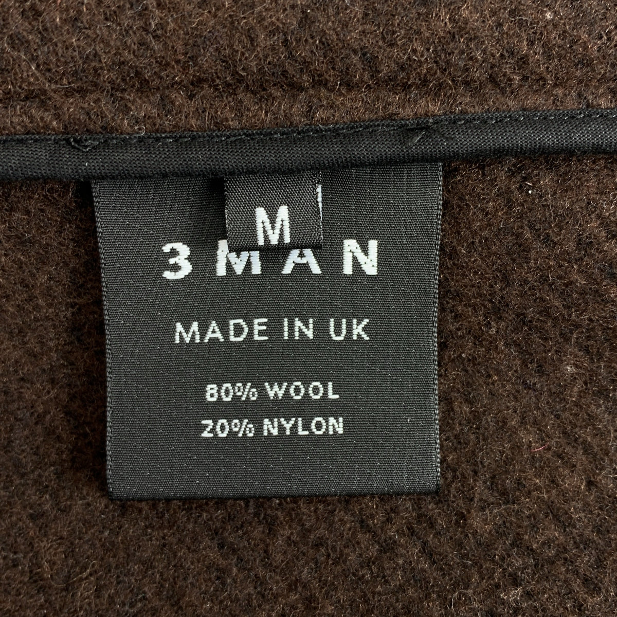 3MAN / スリーマン | 2021AW | BLANKET JACKET ウール ブランケット ステッチ ジャケット | M | メンズ