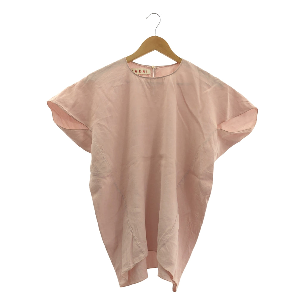 MARNI / 마르니 | 큐플라 레이온 입체 재단 민소매 풀오버 블라우스 | 40 |