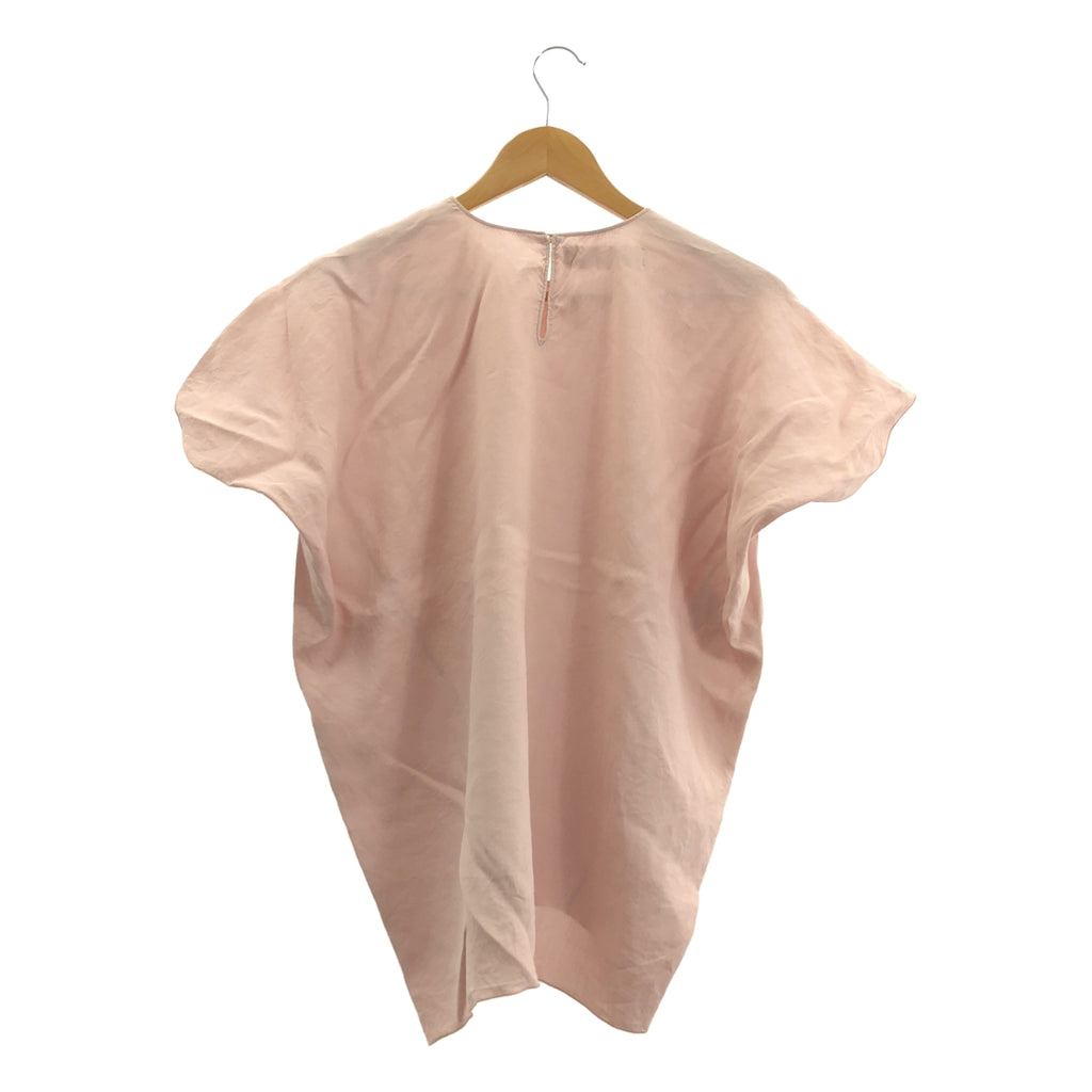 MARNI / 마르니 | 큐플라 레이온 입체 재단 민소매 풀오버 블라우스 | 40 |