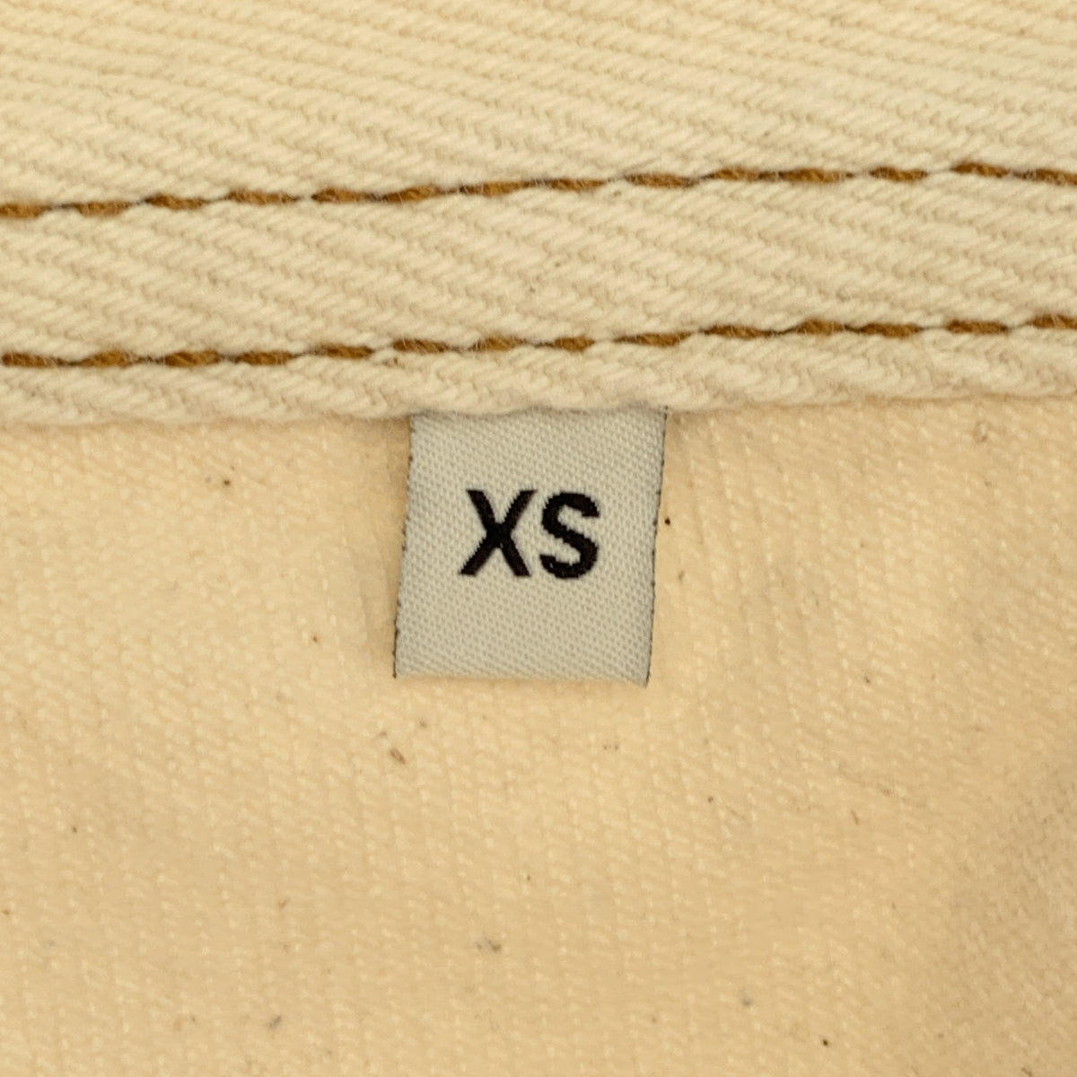 AMI Alexandre Mattiussi / 아미 알렉산드르 마튜시 | 로고 자수 크롭 데님 재킷 | XS |