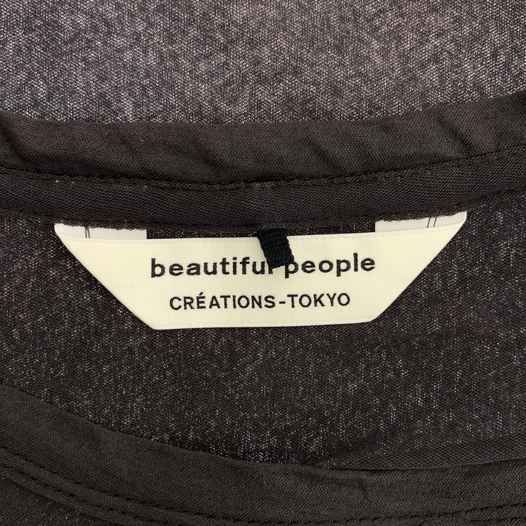 beautiful people / ビューティフルピープル | DAVID BOWIE kids size rock T-shirt コットン プリント クルーネック Tシャツ | 150 | レディース