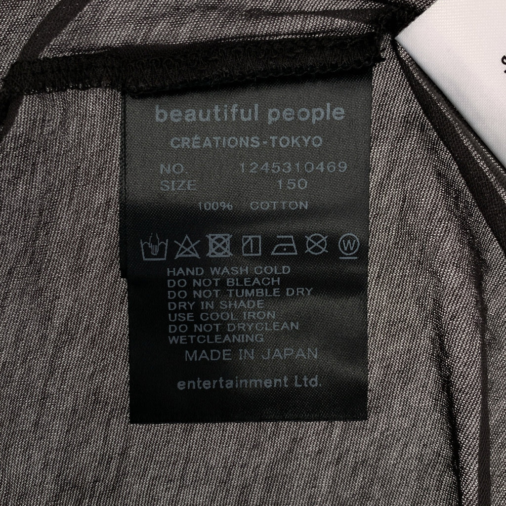 beautiful people / ビューティフルピープル | DAVID BOWIE kids size rock T-shirt コットン プリント クルーネック Tシャツ | 150 | レディース